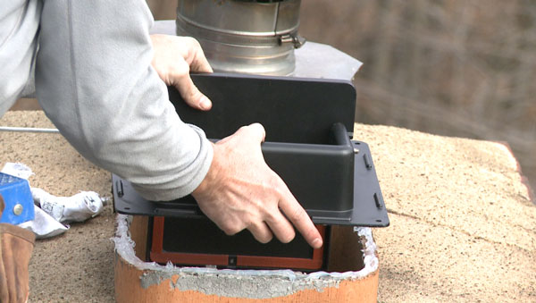 Installing a chimney cap