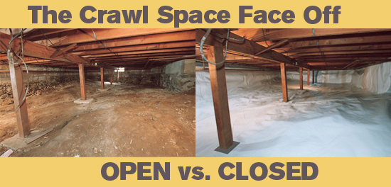 closed vs open crawl space - which is better?