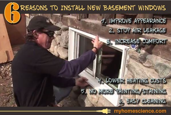 6 reasons to install new basement windows