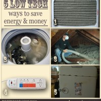 Low-tech ways to save energy and money