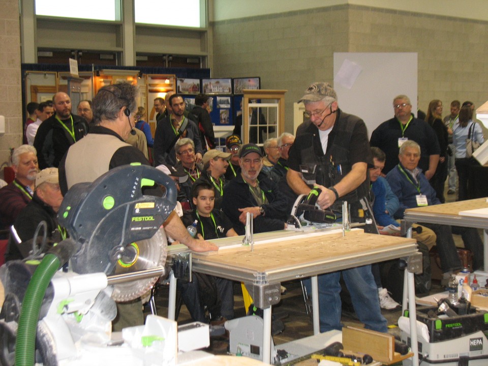 Woodworking power tools demo