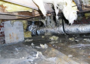 Improper Vapor Barrier Installation